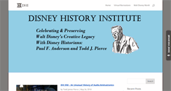 Desktop Screenshot of disneyhistoryinstitute.com